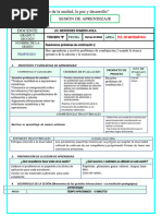 SESION N 03 RESOLVENOS PROBLEMASDE COMBINACIÒN 2 MERCEDES 3ero B