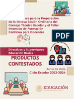 Productos Contestados 8 Va Sesión CTEDirectivosy Super