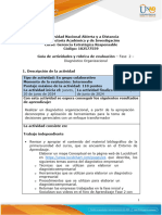 Unidad 1 - Fase 2 - Diagnóstico Organizacional 8-03