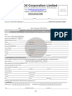 Indian Oil Corpoation Limited CNG Application Form