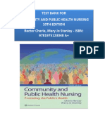 Community and Public Health Nursing 10TH Edition Rector Test Bank