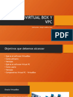 Uso de Virtual Box y VPC