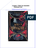 Monstres Tome 1 Seul Un Monstre Vanessa Len Full Chapter Download PDF