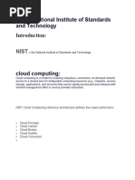 NIST Cloud Computing Reference Architecture Defines Five Major Performers 34