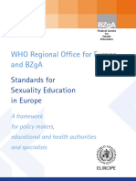 WHOStandards For Sexuality Ed in Europe 1