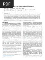 2022 - 07 - Surgery For Late Type Ia-IIIb Endoleak From A Fabric Tear and Stent Fracture of AFX2 Stent Graft