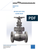 IOM API 623 Globe Valve