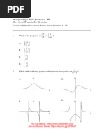 Mathematics LambertNet Trial 2021 Extension 1