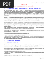 Tema 18 Procedimientos de Revisión.: 1. La Revisión en Vía Administrativa. Marco Normativo