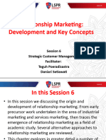 Session 06 - Relationship Marketing - Development and Key Concepts - RVTP