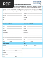 Emergency Contact Form