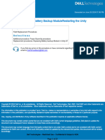 Dell Unity - Field Replacement Procedures-Replacing A Battery Backup Module