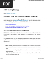 BTST (Buy Today Sell Tomorrow) TRADING STRATEGY