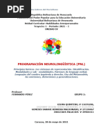 Unidad Iv Programación Neurolingüística (PNL)