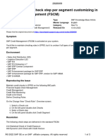 Credit Check Step Per Segment Customizing FSCM