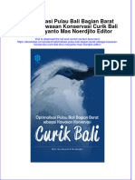 Optimalisasi Pulau Bali Bagian Barat Sebagai Kawasan Konservasi Curik Bali Ibnu Maryanto Mas Noerdjito Editor Full Chapter Download PDF