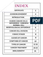 Cancer Investigatory Project