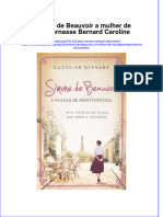 Simone de Beauvoir A Mulher de Montparnasse Bernard Caroline Full Chapter Download PDF