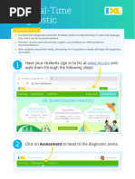 IXLQuickStart Diagnostic