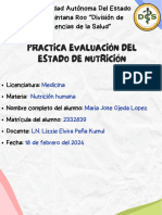 Practica Evaluación Del Estado de Nutrición.