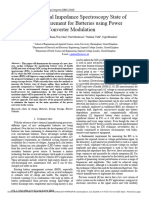 Electrochemical Impedance Spectroscopy State of Charge Measurement For Batteries Using Power Converter Modulation