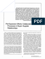 Jap 1999 Pie Expansion Efforts Collaboration Processes in Buyer Supplier Relationships