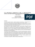 Una Procedura Semplificata Per La Progettazione Sismica Di Strutture Dotate Di Smorzatori Viscosi