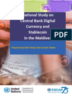 ESCAP 2022 RP National Study Central Bank Digital Currency Stablecoin Maldives