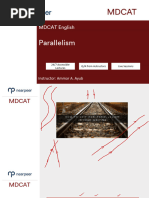 Parallelism - Nearpeer MDCAT Notes