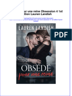 Obsédé Pour Une Reine Obsession 4 1st Edition Lauren Landish Full Chapter Download PDF