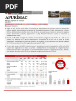 Reporte Regional de Turismo Apurimac Ano 2023