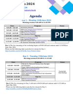 Q Karyashala 2024 - Program Schedule Morning Session