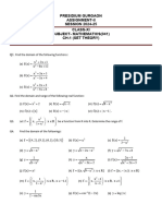 Relation and Functions