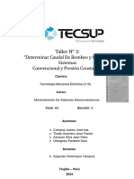 Taler Nº3 Mtto de Sistemas Electromecanicos