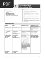 Presenting and Interpreting Data 1: Chapter Overview