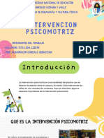 La INTERVENCION PSICOMOTRIZ