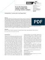 Jacobian Approach To The Kinestatic Analysis of A Full Vehicle Model With Application To Cornering Motion Analysis