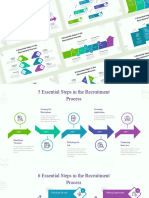 Green Corporate Visual Chart Recruitment Process Presentation