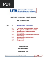 MAE 4350 - Lab 4 Aerodynamics