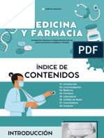 Presentación Diapositivas Medicina y Farmacia Ilustrado Verde y Blanco