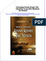 Waspada Terhadap Kisah Kisah Tak Nyata Abu Ubaidah Yusuf Bin Mukhtar As Sidawi Full Chapter Download PDF