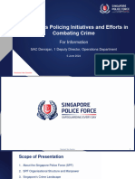 Singapores Policing Initiatives and Efforts in Combating Crime (Final)