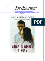 Toma El Dinero y Huye Hermanos Malone N º 1 Samantha A Cole Full Chapter Download PDF