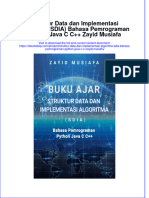 Struktur Data Dan Implementasi Algoritma (SDIA) Bahasa Pemrograman Python Java C C++ Zayid Musiafa Full Chapter Download PDF