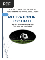 Motivation in Grassroots Soccer Players