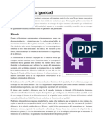 Feminismo de La Igualdad