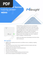 WS302 Sound Level Datasheet