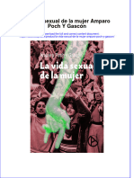 La Vida Sexual de La Mujer Amparo Poch Y Gascón Full Chapter Download PDF