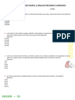 1 Test Capacidades Mentales MATH - Regla de 3 Simple y Compuesta ALUM