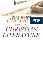 GONZÁLEZ, Justo L. History of Ancient Christian Literature